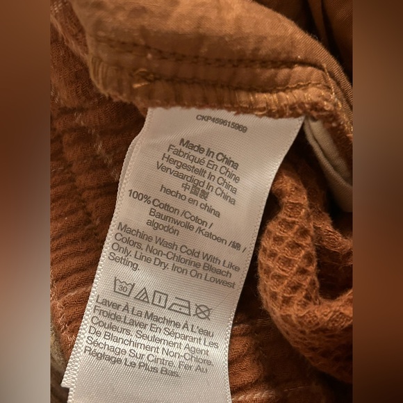 Madewell Waffleback Pull-On High-Rise Tapered Pants. - Picture 4 of 4